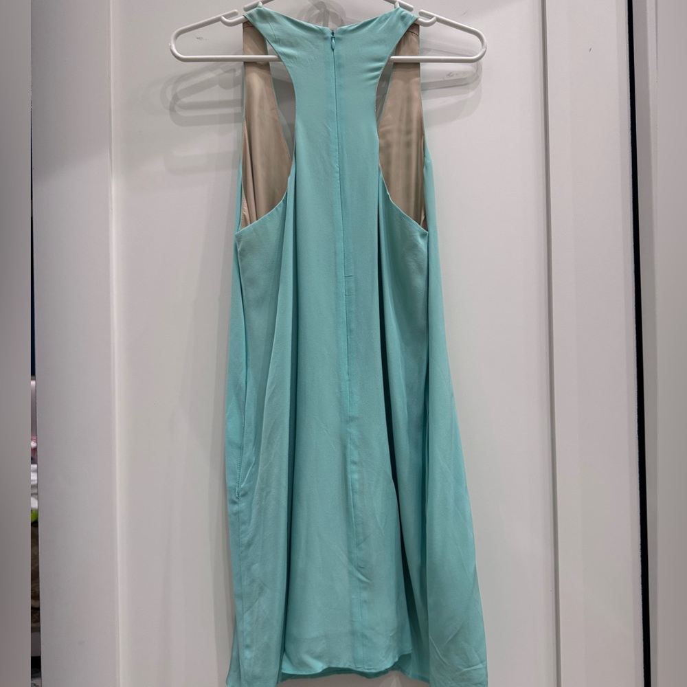 Lavender Brown Aqua Dress - Picture 2 of 3